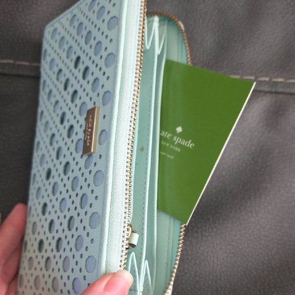 Kate Spade Light Blue Satchel and Wallet Set - Picture 5 of 16